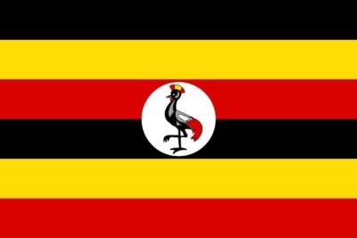 Uganda nylon flag