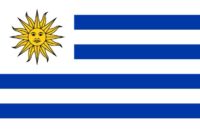 Uruguay nylon flag