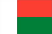 Madagascar nylon flag