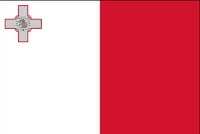 Malta nylon flag