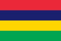 Mauritius nylon flag