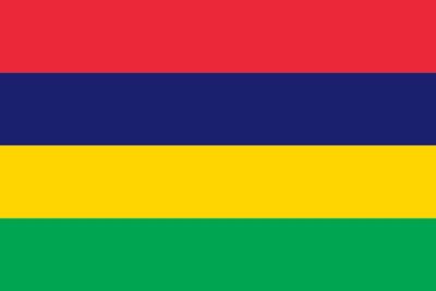 Mauritius nylon flag