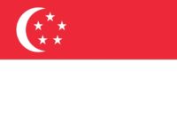 Singapore nylon flag