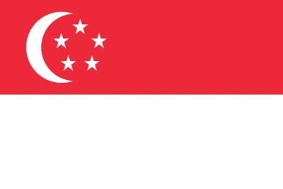 Singapore nylon flag