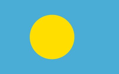 Palau nylon flag