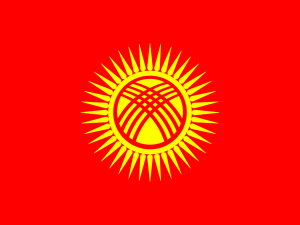 Kyrgyzstan flag