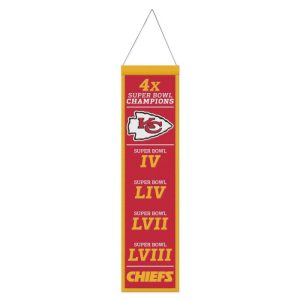 Wool SB Champions KC Chiefs Banner