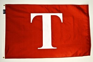 Texas University 3x5' Nylon Appliqued