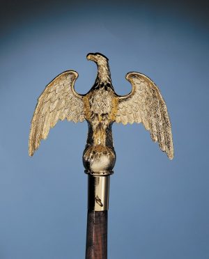 5"  5A Alum-Plated Brass Eagle