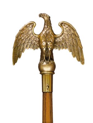 7"  7A Alum-Plated Brass Eagle