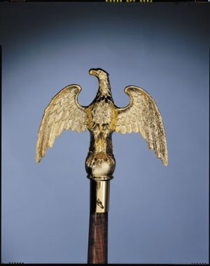 11"  11A Alum-Plated Brass Eagle