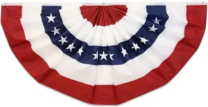 Pleated Fans and Bunting